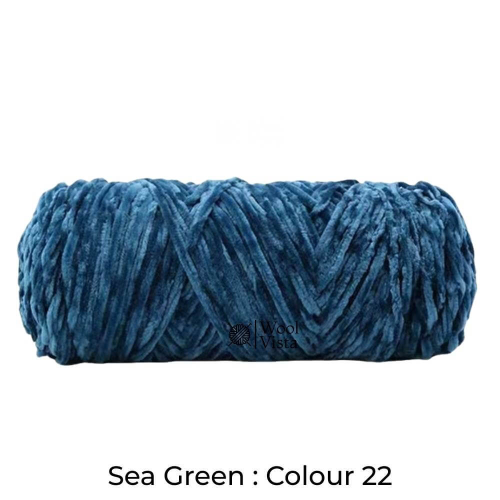 VELVET CHENILLE YARN - VELVET YARN BALL
