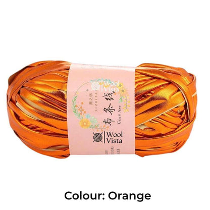 SOFT METALLIC T-SHIRT YARN - FOR CROCHET AND BAG MAKING CRAFTING