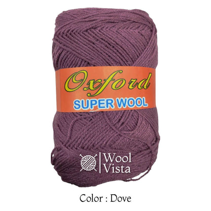 OXFORD SUPER WOOL - 3PLY CRYSTAL YARN BALL