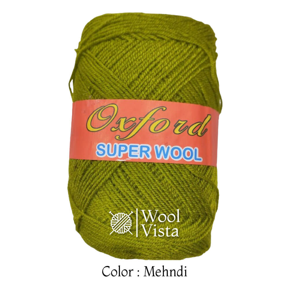 OXFORD SUPER WOOL - 3PLY CRYSTAL YARN BALL