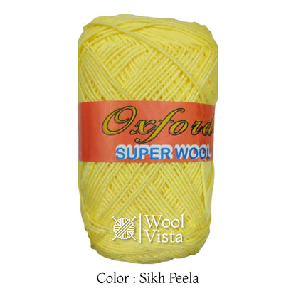 OXFORD SUPER WOOL - 3PLY CRYSTAL YARN BALL