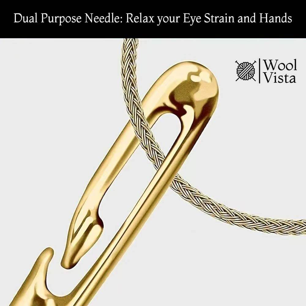 Side Threading STAINLESS STEEL SIDE THREADING & SEWING NEEDLES – Woolvista