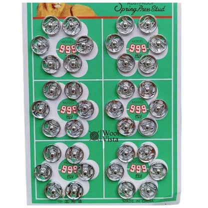METAL BRASS TICH BUTTONS – DURABLE SEW-ON SNAP FASTENERS