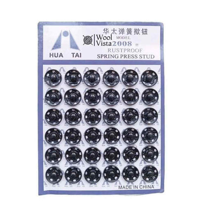 METAL BRASS TICH BUTTONS – DURABLE SEW-ON SNAP FASTENERS